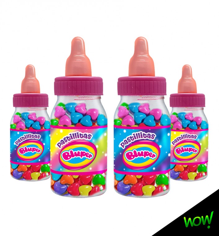 Confites Troller WOWCO | Mamadera con Confites Bluper x4