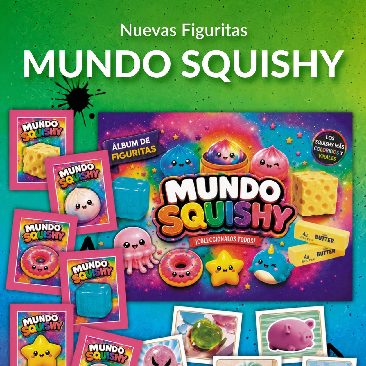 Figuritas Mundo Squishy
